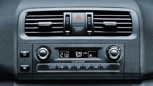 What does the automatic climate control system have in addition