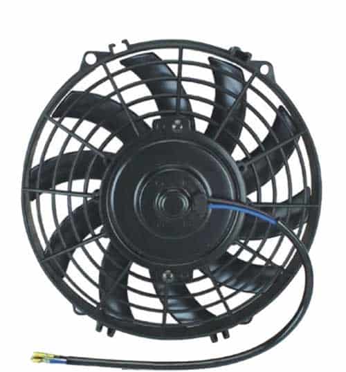 Why does the car's cooling fan keep running?