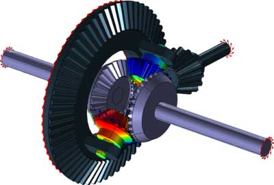 bad or worn differential gears
