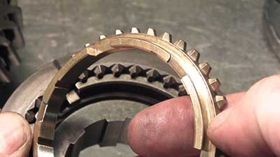 bad or worn gear synchros cause a noise