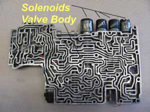 automatic transmission solenoids and hydraulic plate or valve body