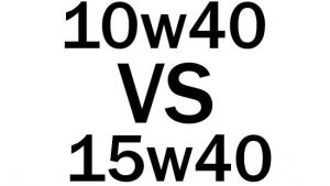 10w40 vs 15w40. The differences between these engine oil types