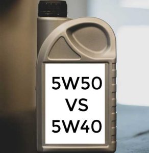 differences between 5w50 vs 5w40 engine oil