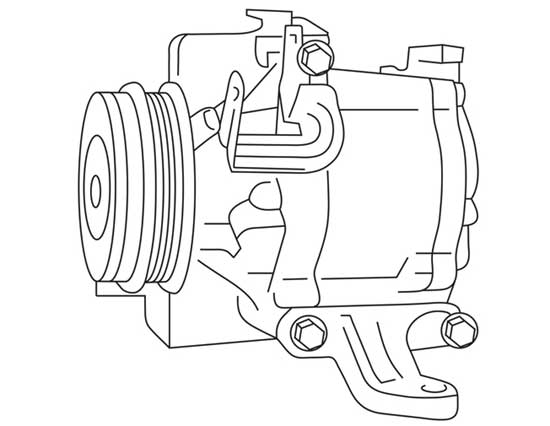 driving a car with a bad AC compressor