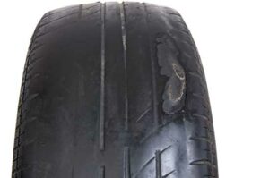 driving with a tire with exposed wires