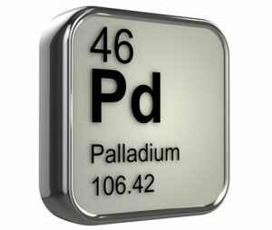 How much palladium is in a catalytic converter