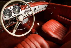 cheap cars with red interior