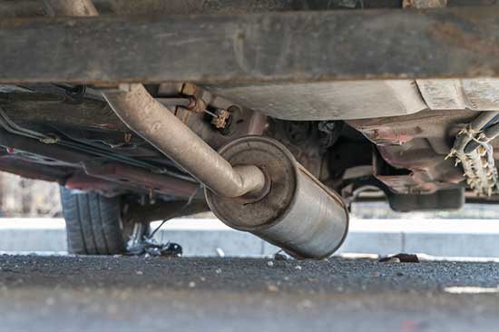 The muffler is hanging low? This is why