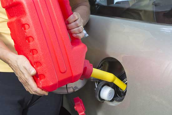 How to put gas in a capless gas tank without a funnel