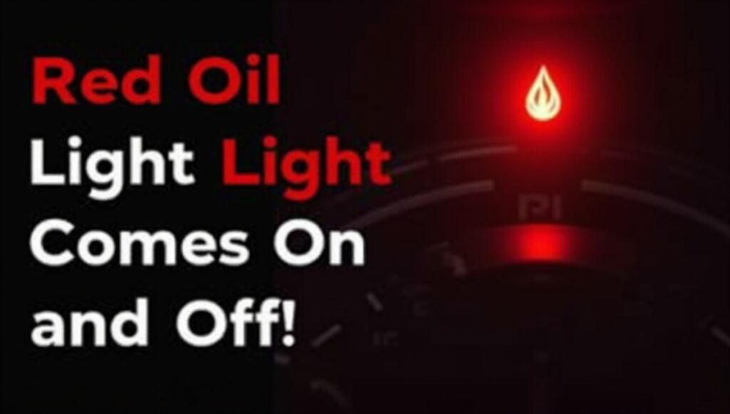 red oil light on and off