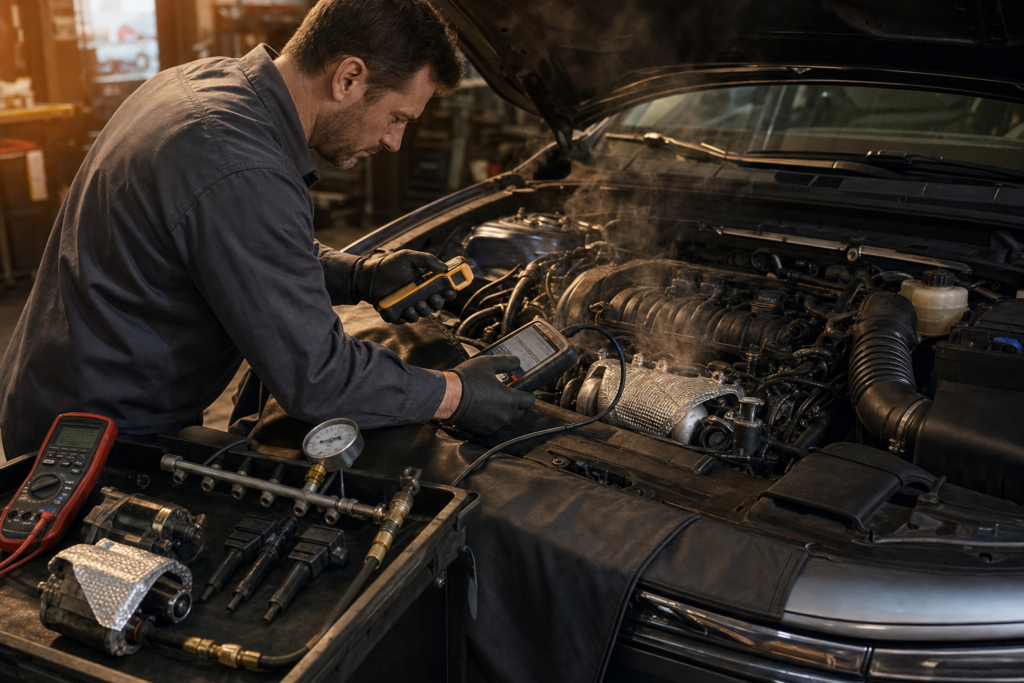 hot engine no start