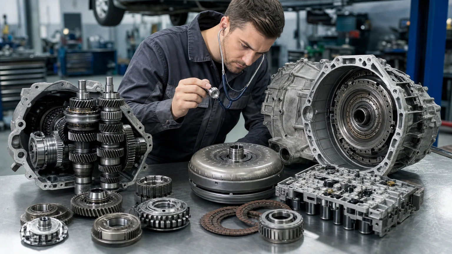 Manual and automatic transmission noise diagnosis