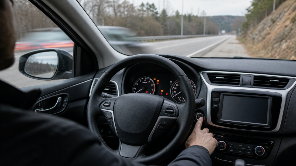 Turning off a car while driving safety risk